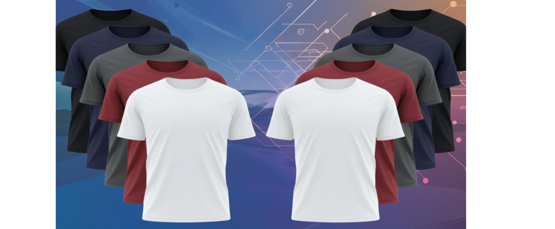 Kit 5 Camisetas Básicas Masculina Dry Fit Lisa Tradicional