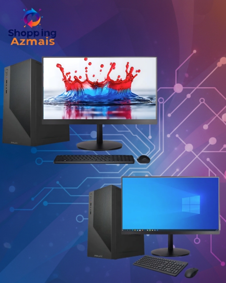 Computador Completo Office Fácil Intel Core I5 4570 4ª Geração 16gb Ram 240gb Ssd Monitor 20 75hz Hdmi Windows 10 Pro Trial BluePC CDF-099OF