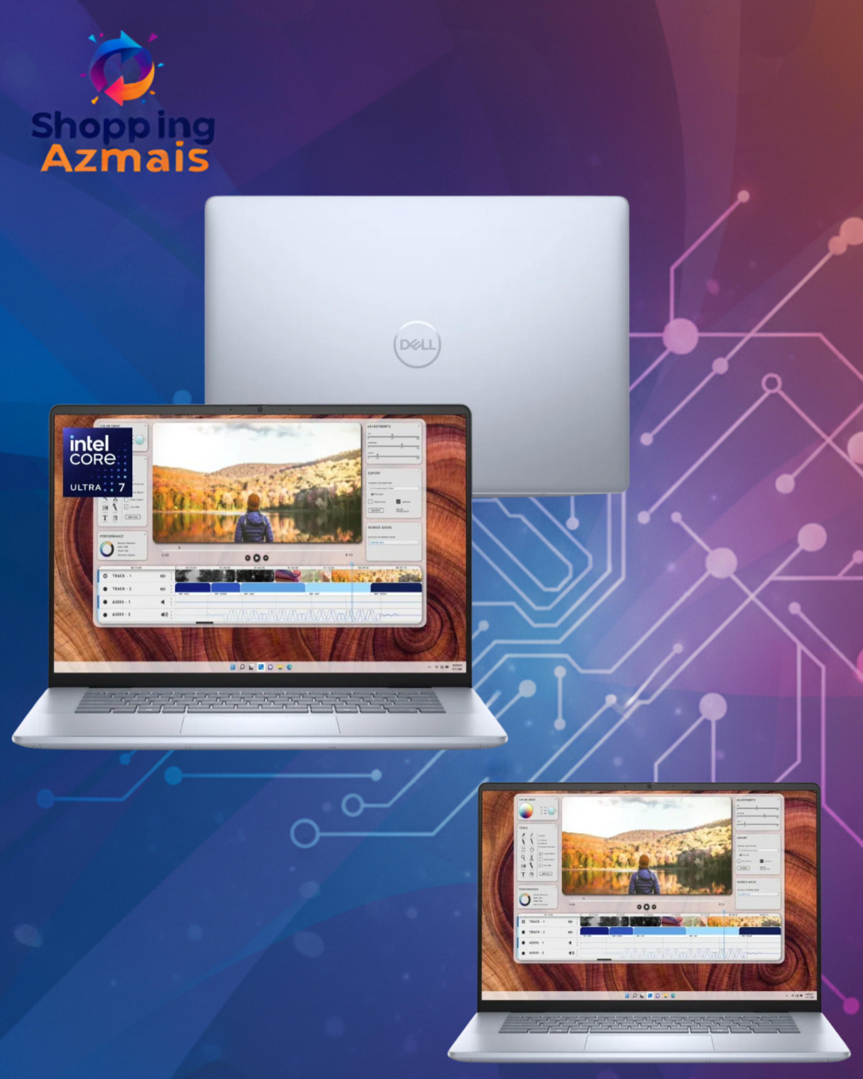 Notebook Dell Inspiron Plus I16-u7155h-a20 U7 16gb 1tb Rtx Prateado