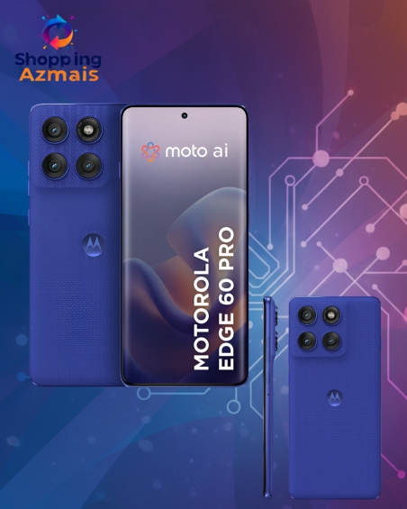 Smartphone Motorola Edge 60 Pro 5g - 256gb 24gb (12gb Ram+12gb Ram Boost) Tela Quad-curve Moto Ai 50mp Sony Camera Ultrarresistencia Militar Ip68 + Ip69 - Azul