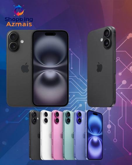 Apple iPhone 16 (128 GB) - Preto - Distribuidor Autorizado