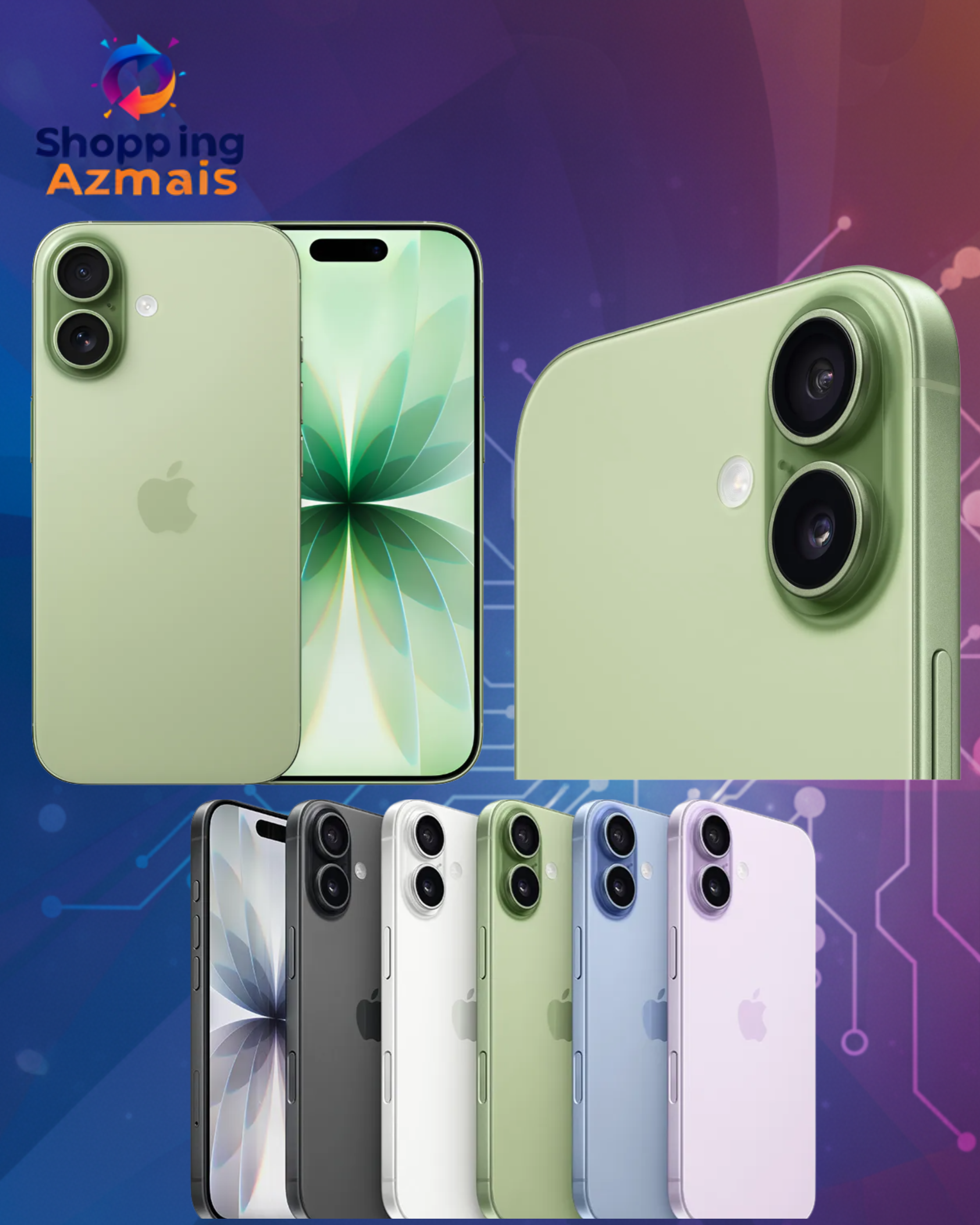 iPhone 17 256 GB - Sálvia - Distribuidor Autorizado