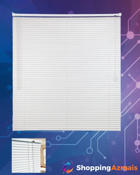 Persiana Horizontal Pvc- 1,20x1,30m Sala Quarto Vizu Decor