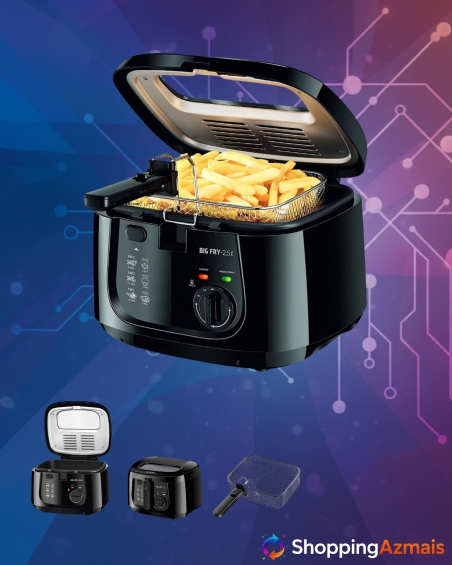 Fritadeira Elétrica Big Fry 2,5 Litros Ft-07 Mondial, 220v - Preto