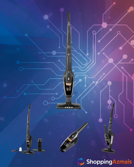 Aspirador de Pó Vertical Sem Fio Electrolux Ergorapido 2 em 1 Luz LED até 30 min Cinza (ERG24C) Bivolt