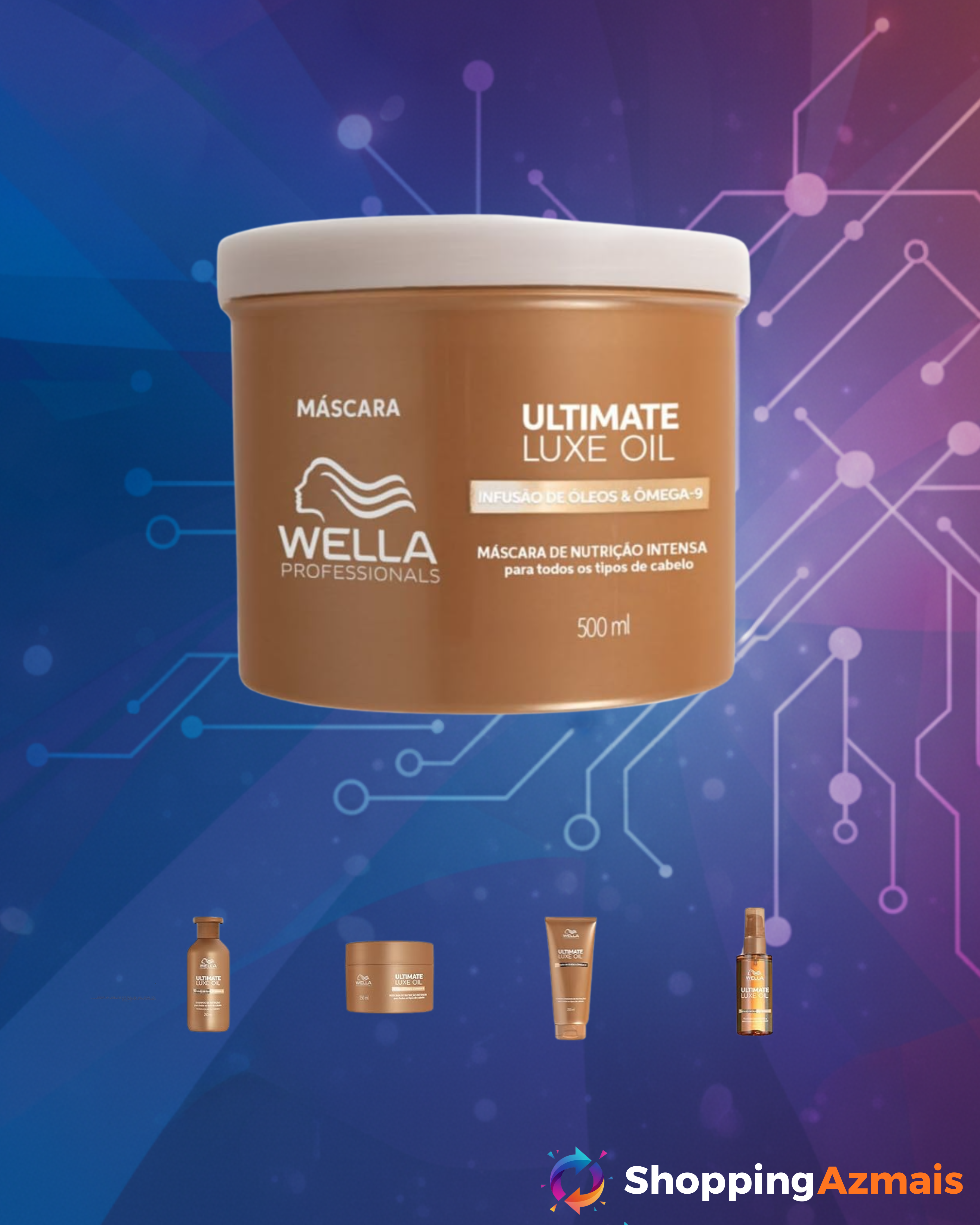 Máscara Wella Professionals Ultimate Luxe Oil 500ml