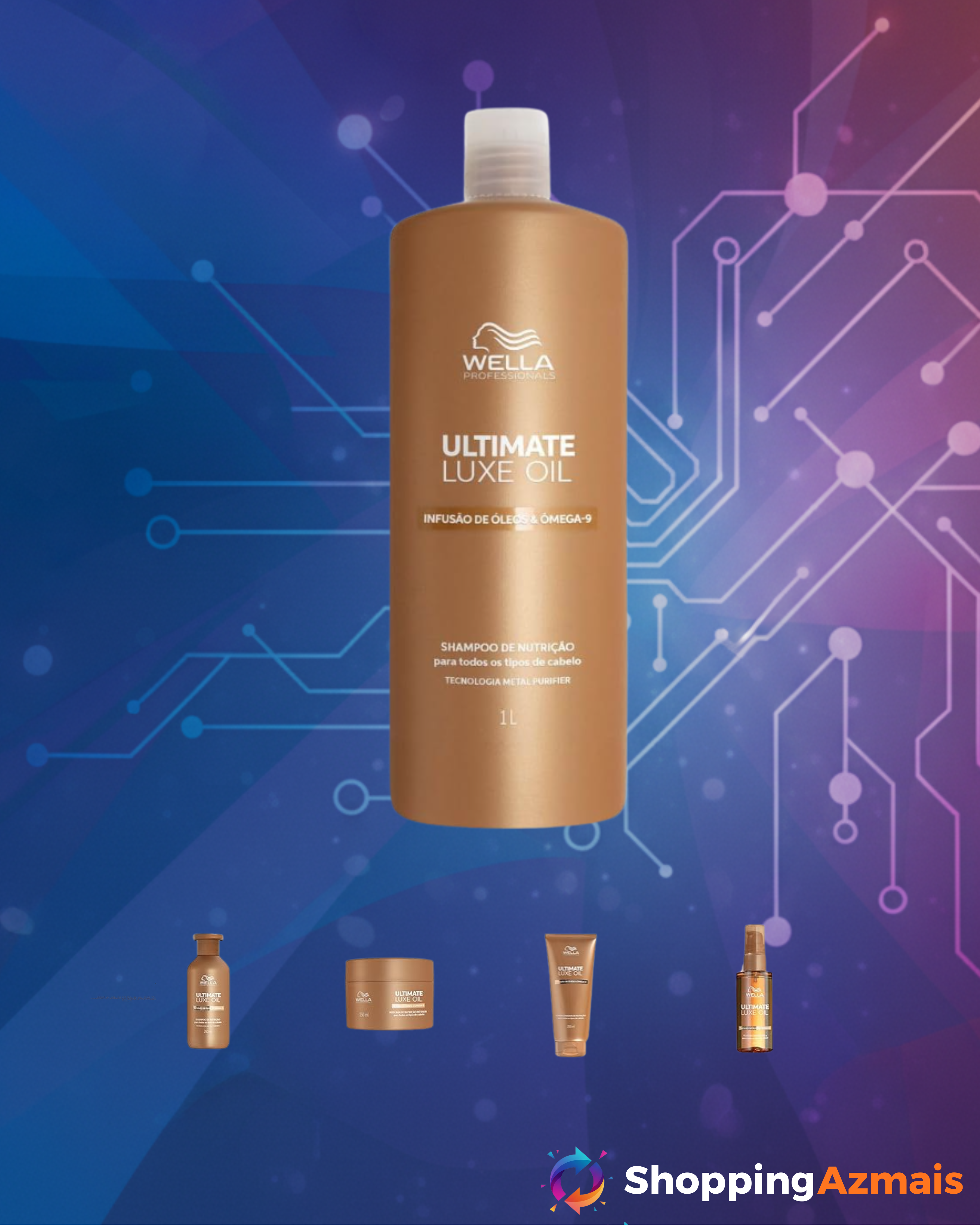 Shampoo Wella Professionals Ultimate Luxe Oil 1000ml