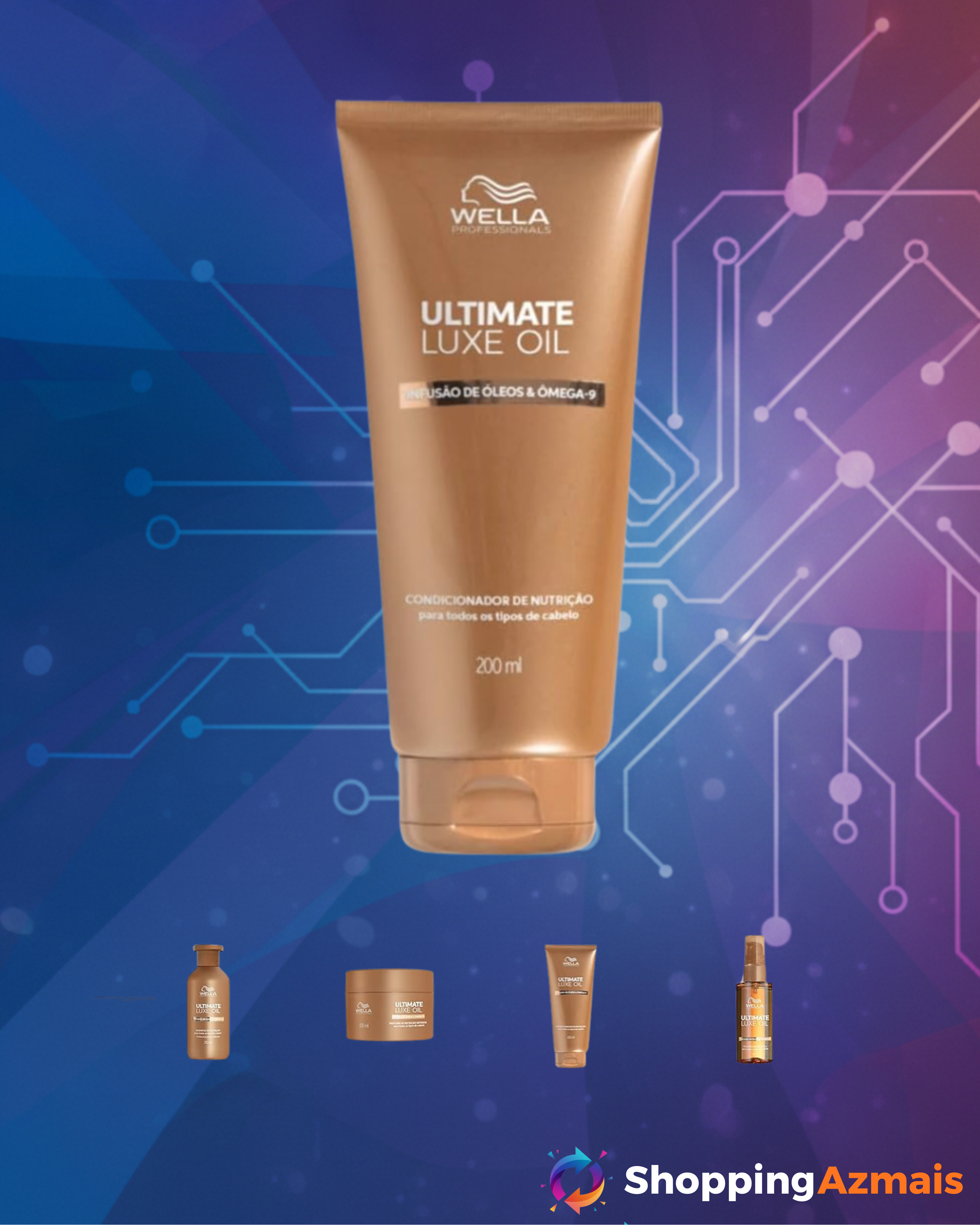 Condicionador Wella Professionals Ultimate Luxe Oil 200ml