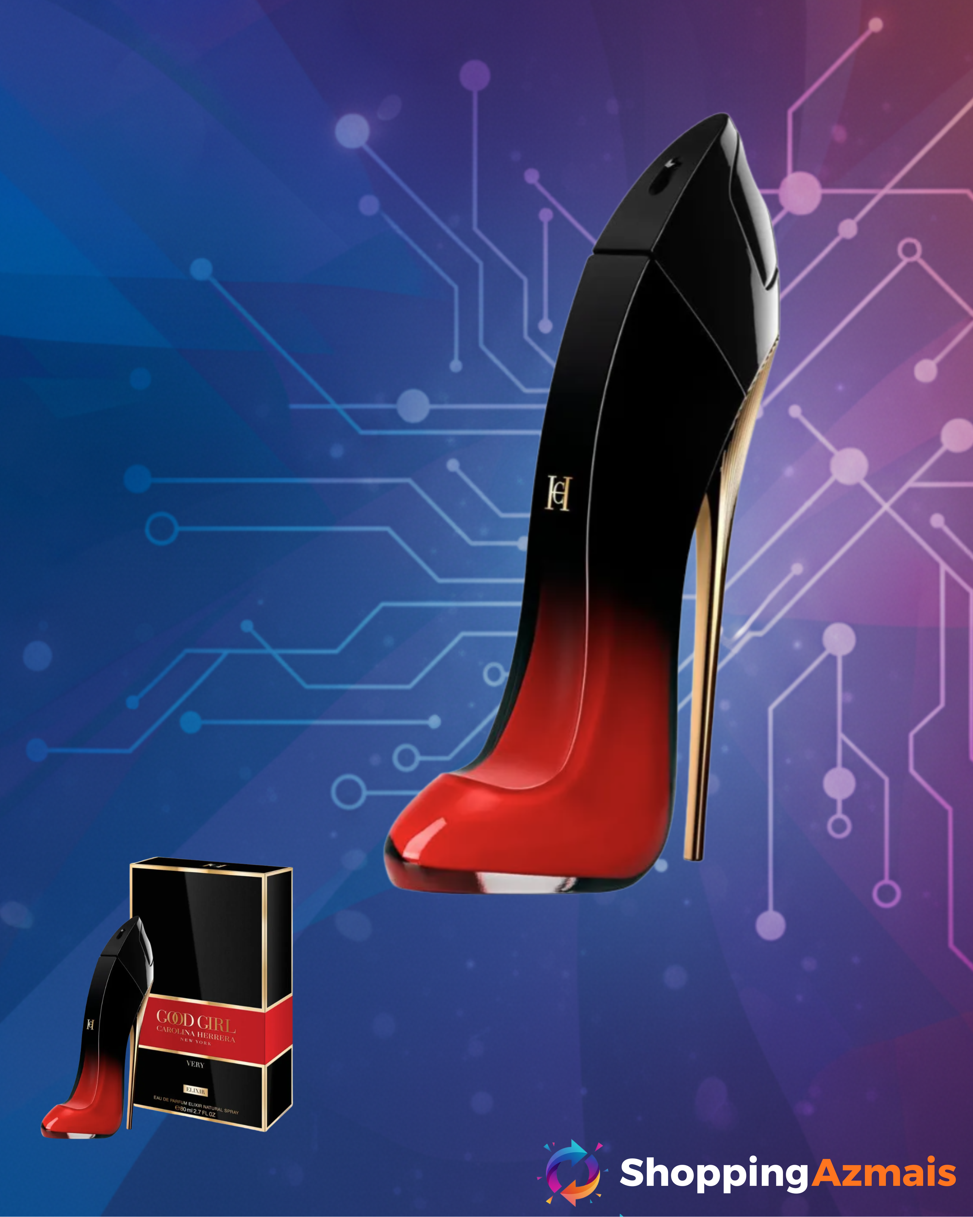 Perfume feminino Carolina Herrera Very Good Girl Elixir 80ml