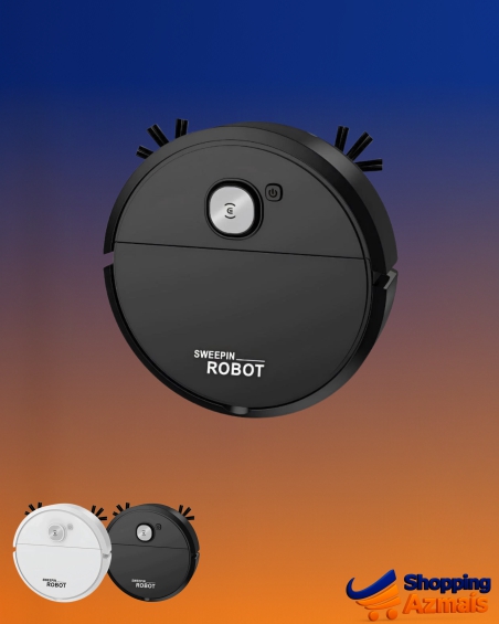 Robô Varredora/Aspirador De Pó Automática 3 Em 1 Limpeza Doméstica Robótico Inteligente E Silencioso