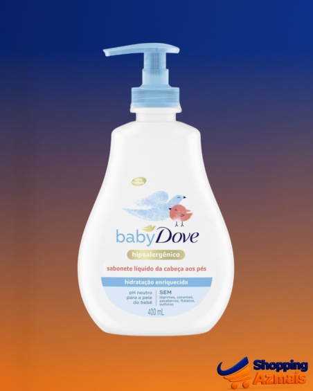 Baby Dove Sabonete Líquido Da Cabeça Aos Pés Hidratação Enriquecida 400Ml