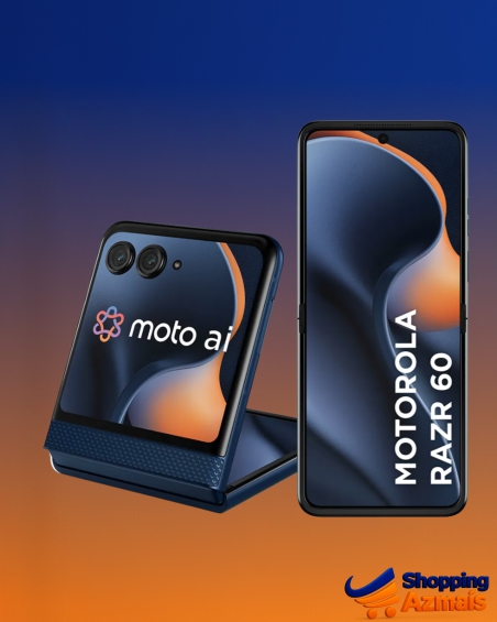 Smartphone Motorola Razr 60 - 256gb 24gb (12gb Ram+12gb Ram Boost) Tela Dobrável 6,9 Poled E Externa 3,6 Moto Ai Camera Ip48 - Azul Marinho