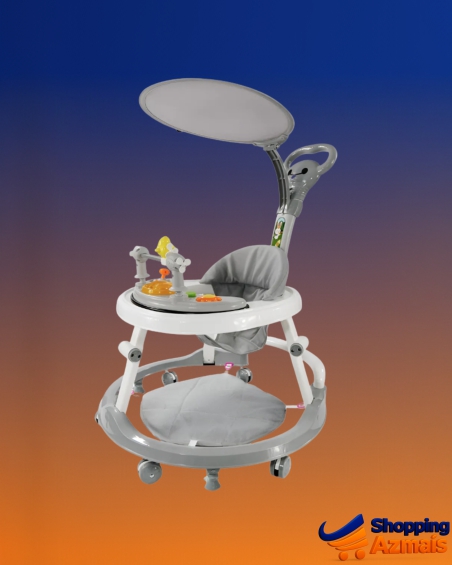 Andador Infantil Musical Premium Bibi Joy para Bebês Menino e Menina - Estimula Desenvolvimento, Seguro, Ajustável